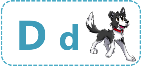 認識字母 D