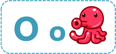 認識字母 O